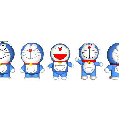 Modern Doraemon Doll Ornaments