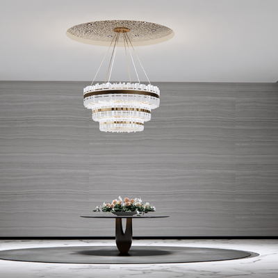 Modern crystal chandelier