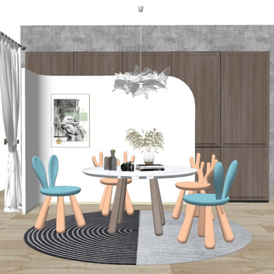 Nordic kids Table&Chair