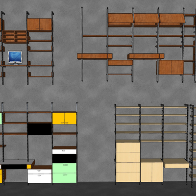 Industrial wind storage rack