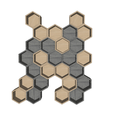 Nordic Hexagonal Wall Cabinet