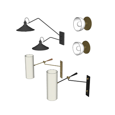 Nordic metal wall lamp