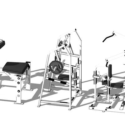 Modern Gym Fitness Equipment