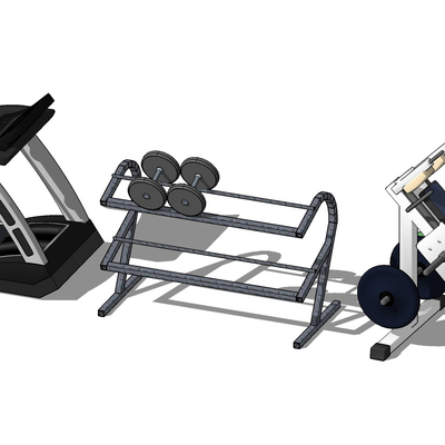 Modern Gym Fitness Equipment