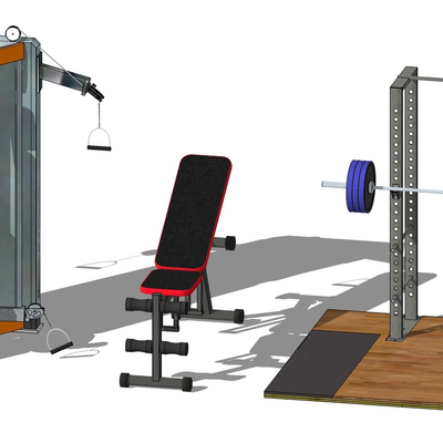 Modern Gym Fitness Equipment