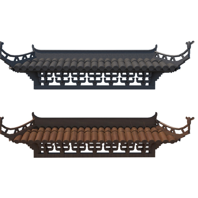 Neo-Chinese Style Door Head Eave Tile