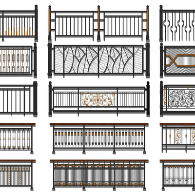 Jane European Iron Railing Guardrail Handrail