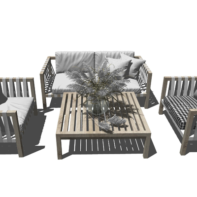 Nordic Outdoor Leisure Sofa