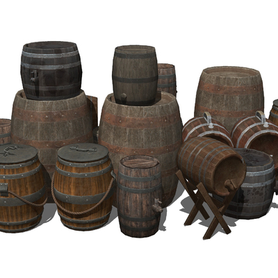 Modern cask wine barrel