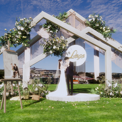 Nordic Outdoor Wedding Scene