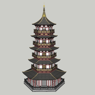 Chinese Tower Building