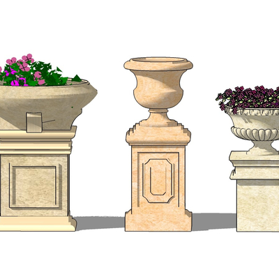 European-style flowerbed bowl