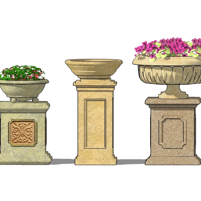 European-style flowerbed bowl