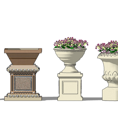 European-style flowerbed bowl