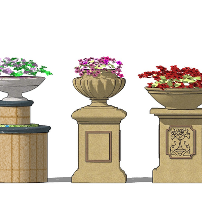 European-style flowerbed bowl