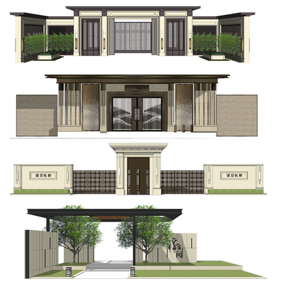 New Chinese Entrance Gate