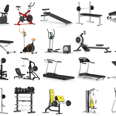 Modern indoor fitness equipment portfolio