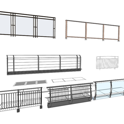 Modern stainless steel guardrail