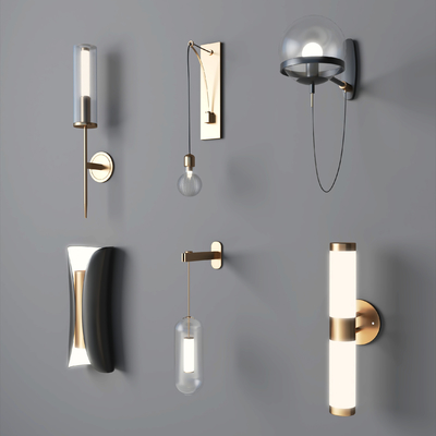 Modern Affordable Luxury Style Wall Lamp