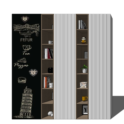 Modern Children's Storage Cabinet Bookcase