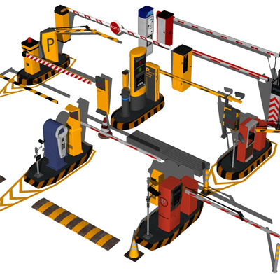 Modern toll pole gate