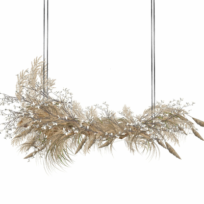 Nordic Straw Chandelier