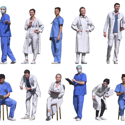 Modern Doctor Nurse Characters