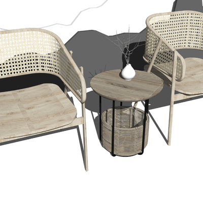 Modern leisure rattan chair