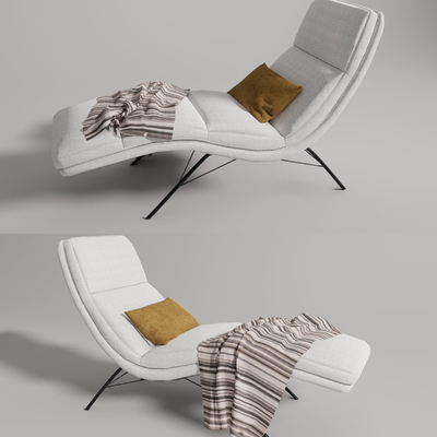 Modern fabric leisure recliner