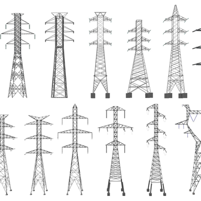 modern high voltage tower