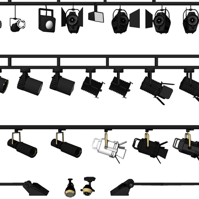 Modern stage spotlights