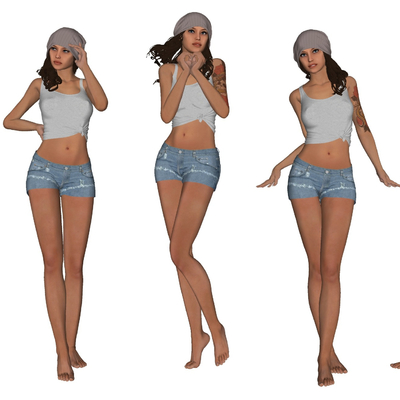 Modern Beauty Figure Model