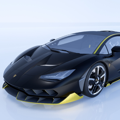 Modern Lamborghini sports car