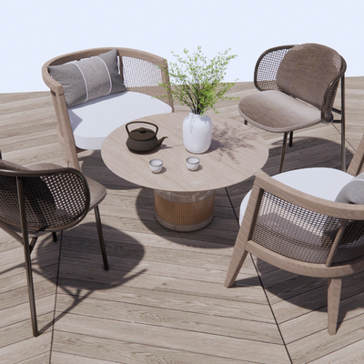 New Chinese Coffee Tables and Chairs