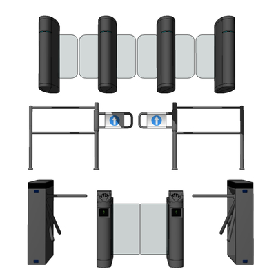 Modern door machine gate access control