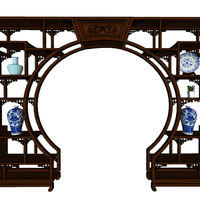 Chinese-style Solid Wood Antique Rack