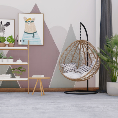 Modern Rattan Hanging Chair