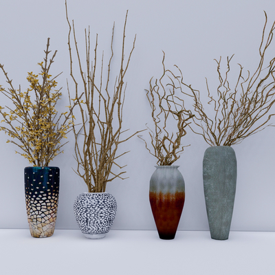 Modern Dried Branch Vase