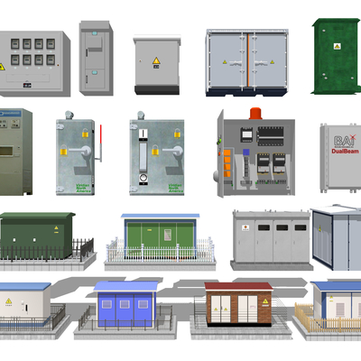 Modern machine room distribution box