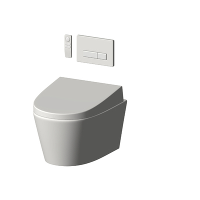 Modern wall-mounted toilet