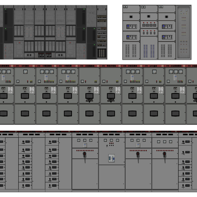 Modern computer room incoming isolation cabinet server