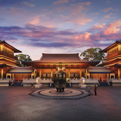 Ancient Chinese-style Xiangji Temple