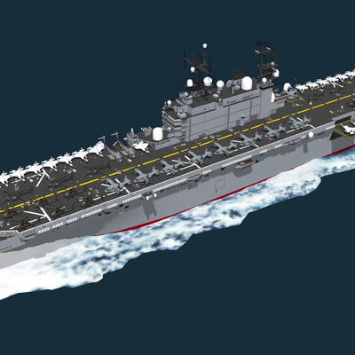 modern aircraft carrier warship