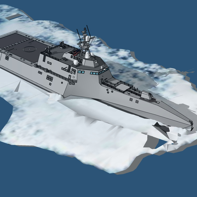 modern aircraft carrier warship