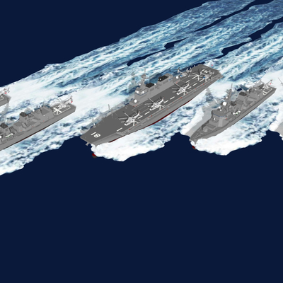 modern aircraft carrier warship