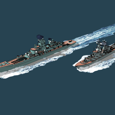 modern aircraft carrier warship