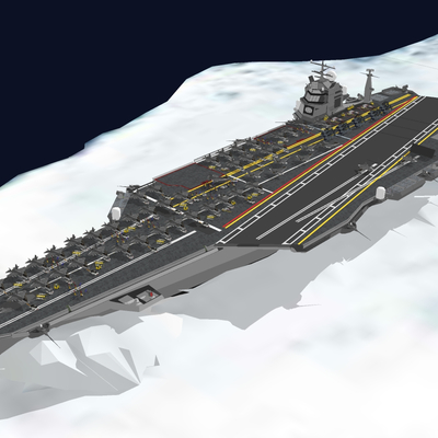 modern aircraft carrier warship