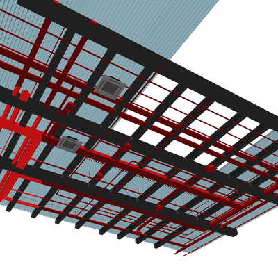 Modern ventilation duct central air conditioning duct