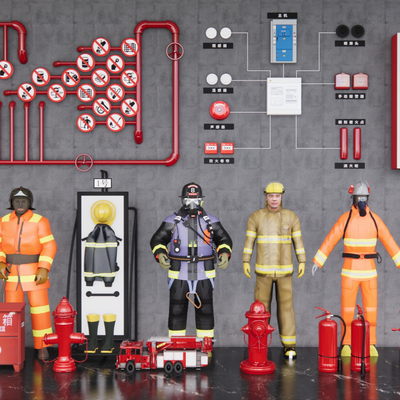 Modern fire fighting equipment