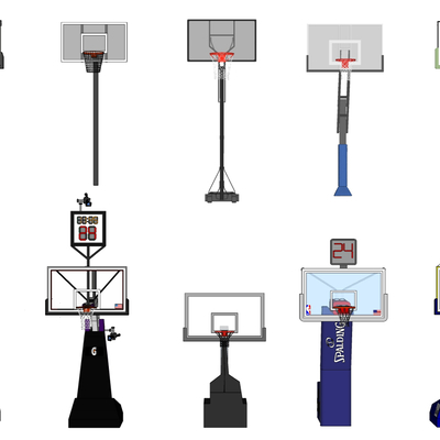 modern basketball stand